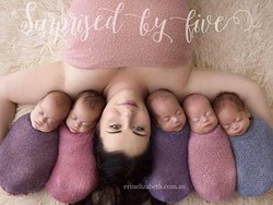 Tanpa IVF, Ibu Ini Lahirkan Bayi Kembar Lima
