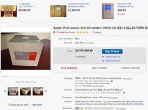 iPod Jadul Dijual Rp 266 Juta, Kok Mahal?