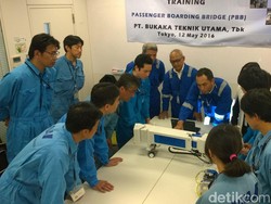 Produsen Garbarata Made in Cileungsi Latih Teknisi Jepang di Bandara Haneda