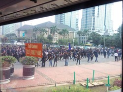 Mahasiswa Trisakti Kenang Tragedi  12 Mei 1998, Monas ke Thamrin Macet