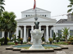 Damkar DKI: Museum Nasional Aman, Yang Terbakar Bagian Belakang