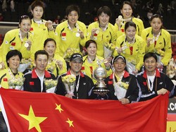 China Ratunya Piala Uber, Indonesia Baru 3 Kali Juara