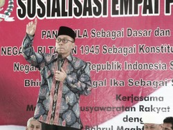 Di Malang, Ketua MPR Bicara Pancasila dan Fenomena Simbol PKI ke Ribuan Santri