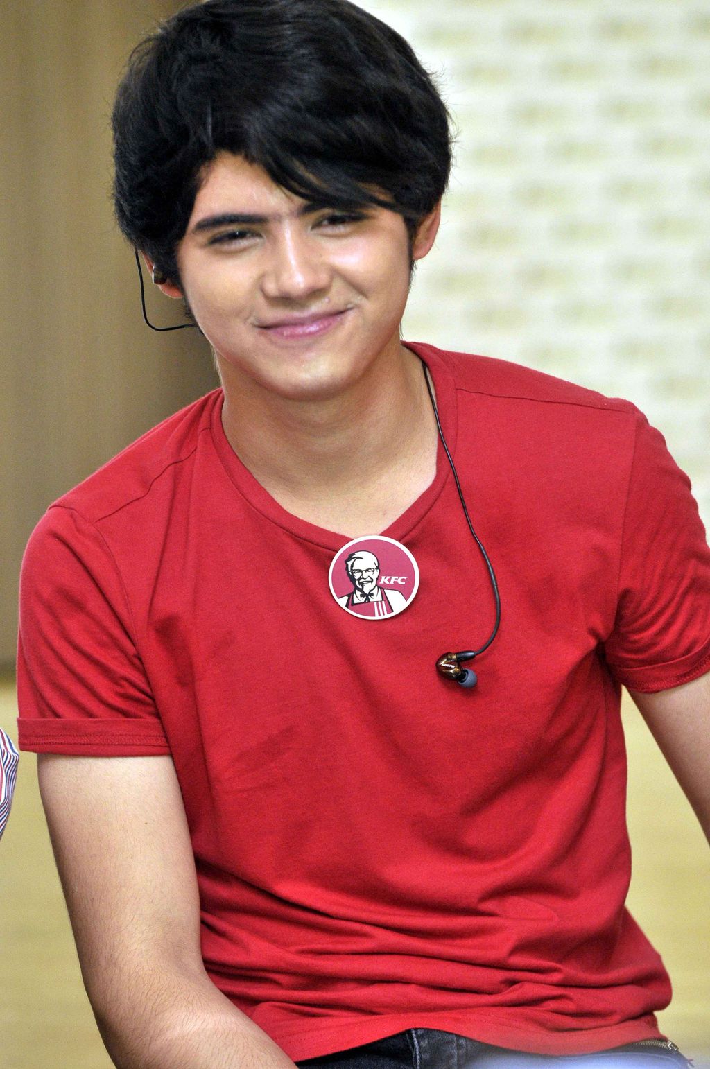 Aliando di perilisan album The Freaks di KFC Kemang, Jaksel