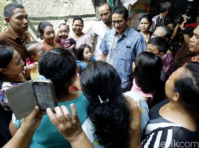 Sandiaga Uno Blusukan ke Tanah Tinggi