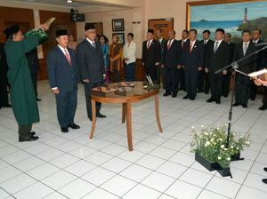 Kepala Bakamla Lantik 9 Pejabat Pimpinan Tinggi