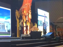 Pukul Gong 5 Kali, Presiden Jokowi Resmi Buka Munaslub Golkar di Bali