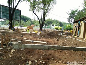Ditarget Selesai Juni, Begini Penampakan Pembangunan Taman Aspirasi di Gambir