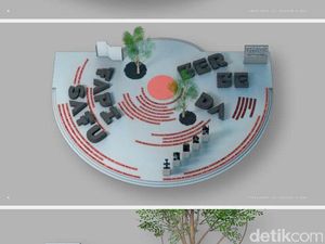 Inilah Gambar Taman Aspirasi untuk Pendemo yang Ditargetkan Selesai Juni