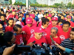 Sudirman Said Kampanyekan Program Hemat Energi di Car Free Day