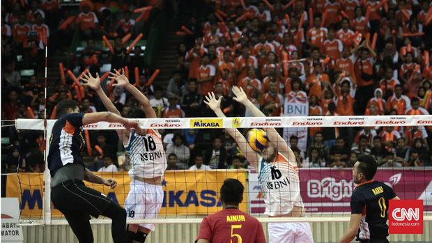 Peserta Proliga didominasi klub BUMN. (CNN Indonesia/Andry Novelino)
