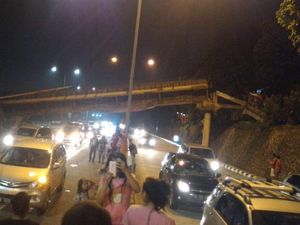 Jasa Marga: JPO Tol BSD Roboh Karena Tertabrak Truk Trailer