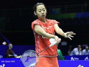 Febe Kalah karena Main Kurang Tenang