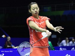 Febe Kalah karena Main Kurang Tenang