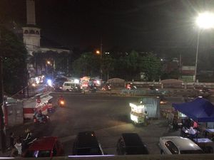 JPO yang Roboh Dievakuasi, Lalin di Ciputat Kembali Normal