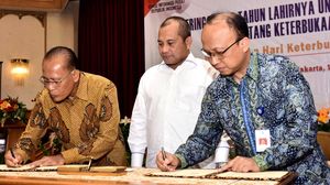 Kemendes dan Komisi Informasi Jalin Kerja Sama