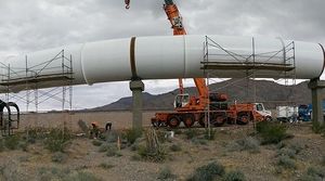 Mengintip Uji Coba Kereta Super Ngebut Hyperloop