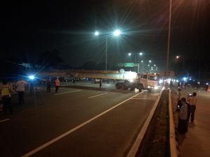 Jadi Tersangka, Sopir Truk Trailer Penabrak JPO Tidak Ditahan