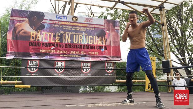 Daud Yordan masih fokus berkarier di tinju profesional.