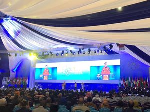 Buka Sidang Tahunan IDB, JK Pamer Strategi RI Tetap Tumbuh