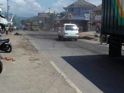 Jalur Nagreg-Limbangan Sudah Normal, Polisi Buka Jalan yang Diblokir Pedagang