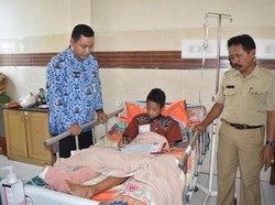 Jatuh, Putra Kapten Persela Jalani Ujian di Rumah Sakit