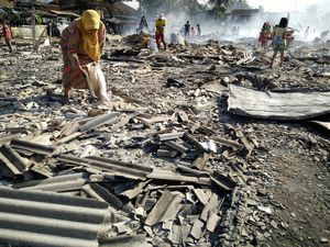 Begini Kondisi Pasar Limbangan Garut yang Ludes Dilalap Api