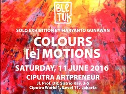 Haryanto Gunawan Gelar Pameran Tunggal Seni Lukis Abstrak