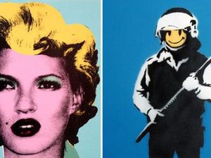 Karya Seni Banksy yang Belum Pernah Dipublikasikan Dipajang di Roma