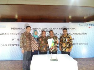BTN dan BPJS Ketenagakerjaan Kerja Sama Pembayaran Klaim