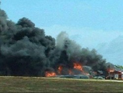 Pesawat Pengebom B-52 Milik AS Jatuh di Guam