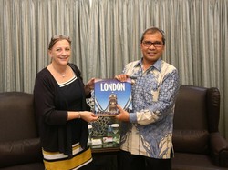 Sambangi Wali Kota Makassar, Wakil Dubes Inggris Ingin Jalin Kerja Sama