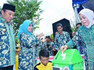 Tempat Sampah Ciptaan Pelajar di Lamongan ini Dilengkapi Nada Terima Kasih