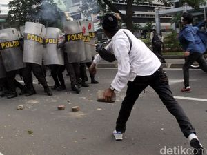 2 Kali Demo di KPK Ricuh, Polda Metro Evaluasi Pengamanan