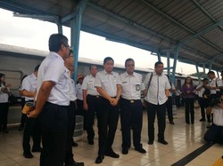 Jonan Cek Proyek Double Track Kereta di Sumsel