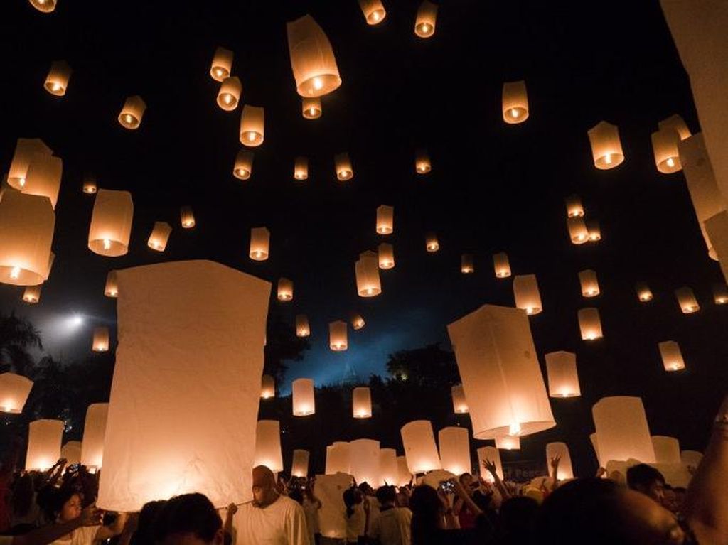 Selain Waisak di Borobudur, Ini Aneka Festival Lampion di Asia