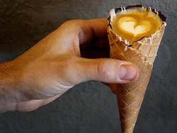 Coffee In a Cone, Tren Baru Sajikan Kopi yang Populer di Instagram