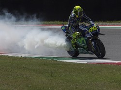 Ini Penyebab Motor Valentino Rossi Mogok di Mugello