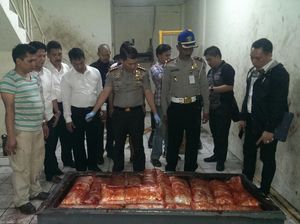 Polres Bandara Soekarno-Hatta Gerebek Gudang 70 Kg Sabu di Tangerang