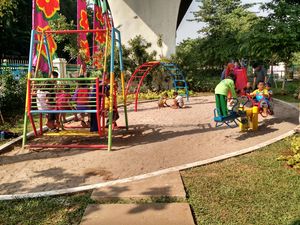 Ahok Resmikan RPTRA Karang Anyar, Hasil CSR Agung Podomoro