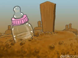 Botol Susu di Pusara Laela