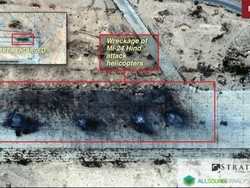 ISIS Membakar Helikopter dan Truk Rusia di Suriah