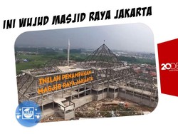 Jakarta Bakal Punya Masjid Raya, Ini Wujudnya dari Udara