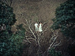 Terpesona Foto Pre-wedding di Alam Bebas Hasil Jepretan Drone