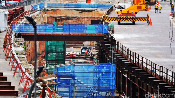 Pengerjaan Proyek MRT Terus Dikebut