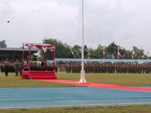 KKN Taruna Akpol, Akmil, dan IPDN di Babel: Latih Drumband hingga Bangun Jalan