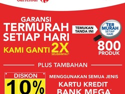 Jaminan 800 Produk Termurah Setiap Hari dari Transmart dan Carrefour