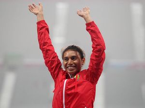 Lintasan Lompat Jauh untuk Latihan Maria Londa Mulai Dikerjakan Lintasan Lompat Jauh untuk Latihan Maria Londa Mulai Dikerjakan