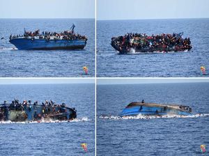 Manuver Berbahaya Kapal Penjaga Pantai Libya Ancam Kapal Migran Manuver Berbahaya Kapal Penjaga Pantai Libya Ancam Kapal Migran