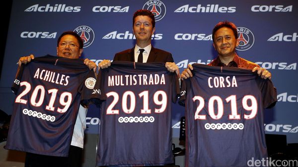 Achilles-Corsa Ban Sponsori PSG